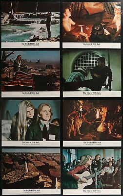 #ad The Trial of Billy Jack Tom Laughlin 1974 Original 8 LOBBY POSTER CARD SET $33.15