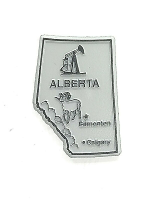 #ad ALBERTA Canadian Province Fridge Magnet Souvenir $9.63