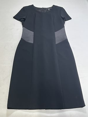 #ad Womens BOSS Hugo Boss Black Sleeveless Cocktail Dress Size 6 NEW $149.99