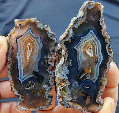 #ad 9.27 oz 263 gr Druzy Agate Drusy Agate Collectible Agate Banded Agate 玛瑙 $79.75