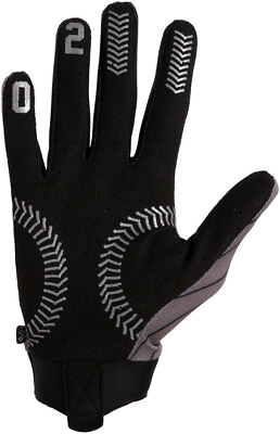 #ad FUSE Omega Gloves Ballpark Full Finger Silver Black Medium $25.49