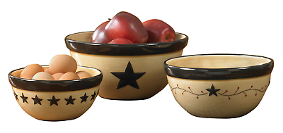 #ad Park Designs Star Vine Mixing Bowls Set of 3 $88.00