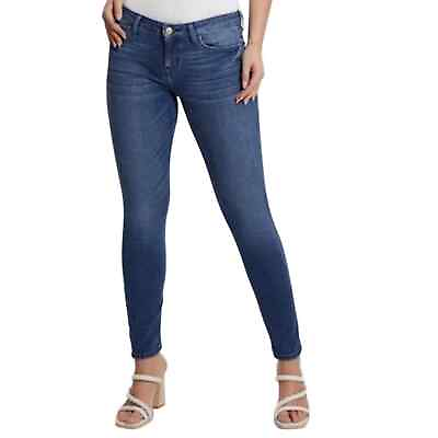 #ad GUESS Low Rise Ancle Skinny Parker Fit Jeans Stretchy Comfy Sculpting Sz 30 $35.99