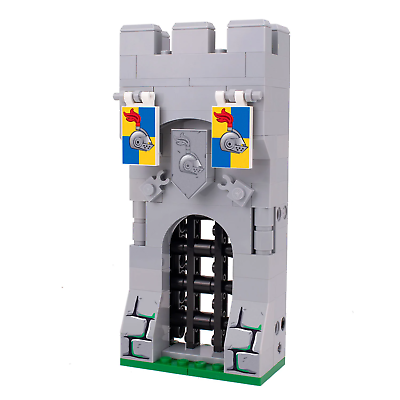 #ad Castle Gate Custom Castle Modular Building Set made using LEGO parts $29.99