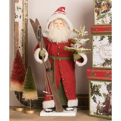 #ad Bethany Lowe Large Vintage Santa w Skis TD0026 $193.49