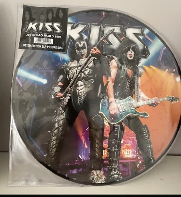 #ad Kiss Live In São Paulo 2LP Picture Disc Vinyl Record GBP 18.99