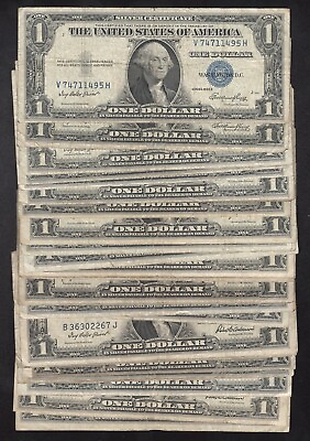 #ad ⭐ 1935 $1 SILVER CERTIFICATE BLUE SEAL ONE DOLLAR BILL FREE SHIPPING⭐ CJ8331 $4.98
