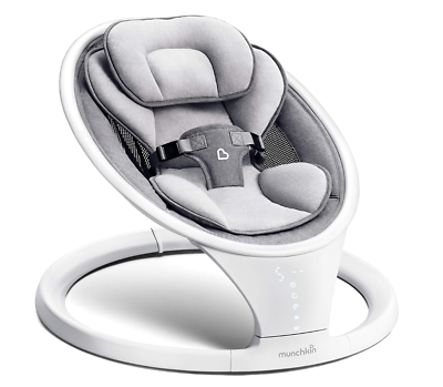 #ad Munchkin® Bluetooth Enabled Lightweight Baby Swing with Natural Sway in 5 Ranges $119.95