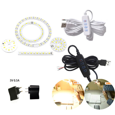 #ad DC 5V LED Chip DIY Tricolor Dimmable SMD5730 Light Beads Bulb 5W 6W 10W 12W 30W $1.69