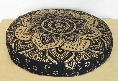 #ad New Large Mandala Pillow Meditation Cushion Pouffe Room Decorative Cover 35quot;Inch $22.99