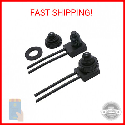 #ad TWTADE 2PCS Waterproof RV Push Button Switch 12V ON Off SPST Switch for Motorcyc $12.02