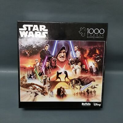 #ad Buffalo STAR WARS quot;I SENSE GREAT FEAR IN YOU SKYWALKERquot; 1000 Piece Puzzle HTF^ $24.99