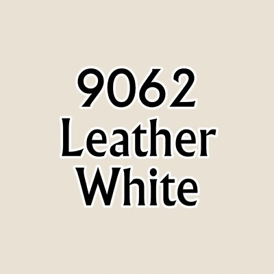 #ad LEATHER WHITE Reaper Miniatures Master Series Paints REM09062 0.5 oz Bottle $3.69