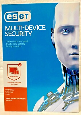 #ad ESET Multi Device Security 2 Device 1 Year PC or MAC. Product Key Card $44.99