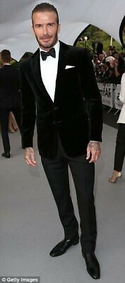 #ad Men Black Smoking Jackets Designer Stylish Wedding Party Wear Blazers Coats $128.24
