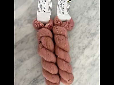 #ad ArtYarns Cashmere 2 Yarn 100% Cashmere Col. # H 10 1 2 skeins total $89.99
