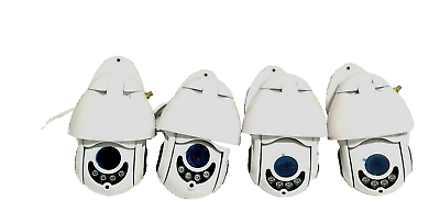 #ad LOT OF 4 1080P Rotating 360 degree Security Camera Wired CAMERAS ONLY $372.00