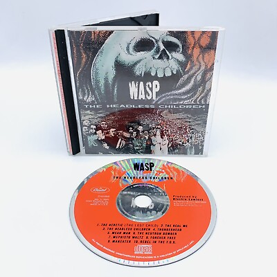 #ad WASP The Headless Children CD 1989 Hard Rock Heavy Metal Rare OOP W.A.S.P. $12.99