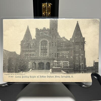 #ad Vintage 1905 Postcard Main Building Knights Pythias Orphans Home Springfield OH $10.99