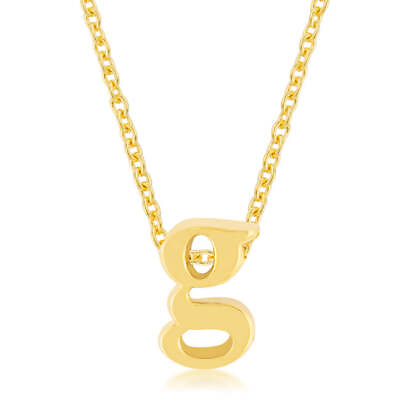 #ad Golden Initial G Pendant $20.00