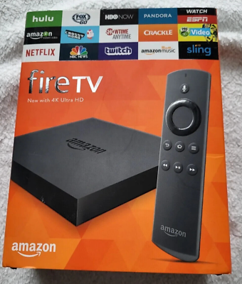 #ad Amazon Fire TV 2nd Generation DV83YW 4K Ultra HD In Original box $22.79