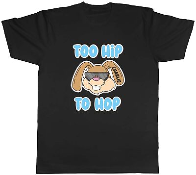 #ad Funny Easter T Shirt Too Hip To Hop Rabbit Bunny Unisex Gift Easter T Shirt $26.99