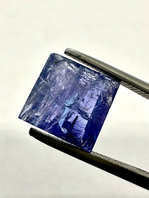 #ad Violet Tanzanite Gemstone natural tanzanite Square loose Gemstone 2.05 Ct 7x4mm $44.10