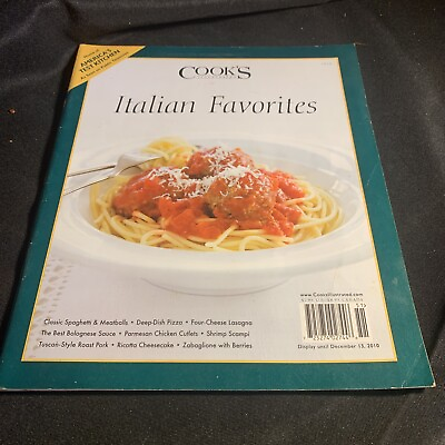 #ad Cook#x27;s Illustrated Italian Favorites 2010 Great condition $3.35