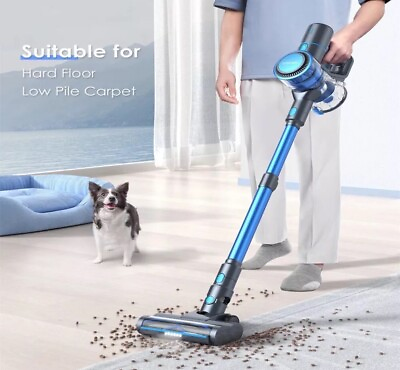 #ad Title: quot;Prettycare W200 Cordless Stick Vacuum Cleaner: Lightweight Solution for $44.99