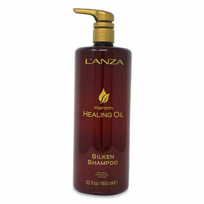 #ad Lanza Keratin Healing Oil Lustrous Shampoo 32oz LITER $55.45