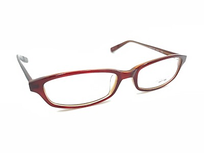#ad Oliver Peoples NEW Maria SHA Ruby Red Rectangle Eyeglasses Frames 49 16 135 $59.99
