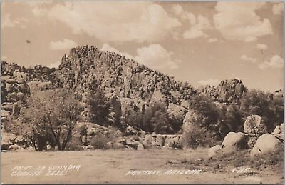 #ad RPPC Postcard Point La Guardia Granite Dells Prescott Arizona AZ $24.00