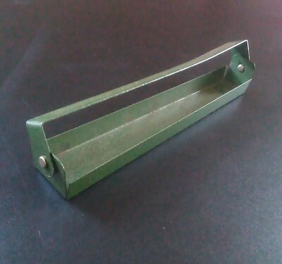 #ad Vintage Green Metal Socket Tray Holder 3 8 Drive SK? $14.50