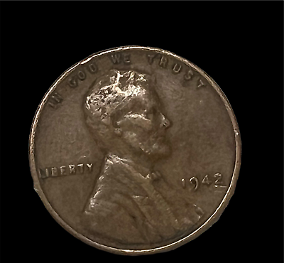 #ad 1942 WHEAT PENNY NO MINT MARK RARE 1 CENT COIN Rare #2 $125.00
