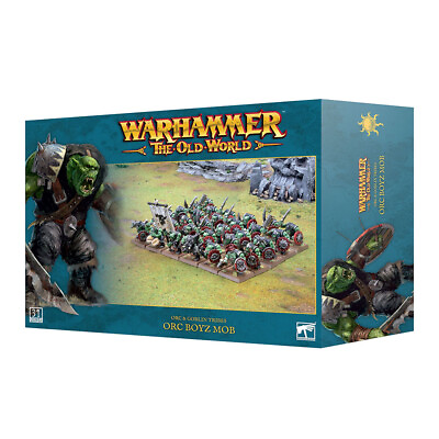 #ad Orc amp; Goblin Tribes: Orc Boyz Mob Warhammer The Old World PRESALE 5 4 $68.00