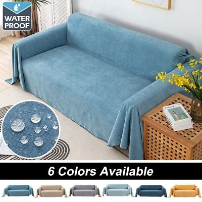 #ad #ad Waterproof Sofa Cover Non slip Corner Sofas Mat Washable Slipcover Multiple Size $98.28