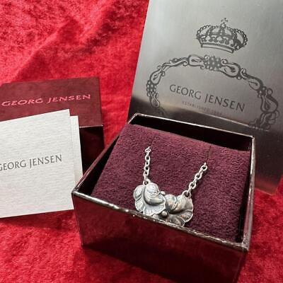 #ad Leaf Necklace 50A GEORG JENSEN GEORG JENSEN $343.29