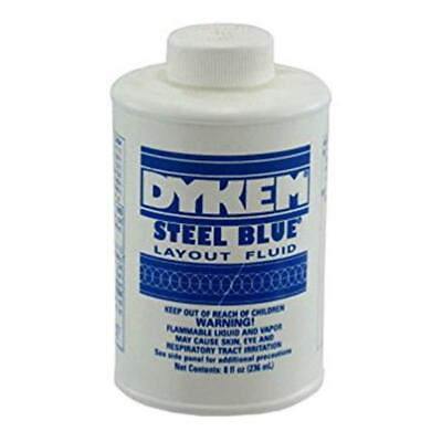#ad Dykem Blue Layout Fluid 8 oz Brush In Cap bottle Blue $22.99