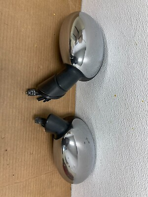 #ad 2002 to 2007 Mini Cooper LeftRight Set Side Chrome View Door Mirrors 7215N OEM $60.44