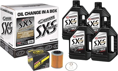#ad SxS Oil Change Kit Synthetic 10W50 w PF 152 Filter Maxima 90 219013 CA $80.23