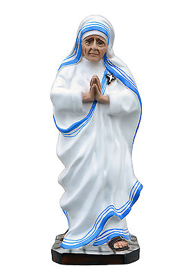 #ad Saint Mother Teresa Of Calcutta Resin Statue Cm. 30 $87.68