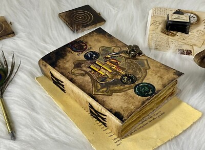 #ad harry potter phoenix wizard vintage leather journal gifts for men women $110.98