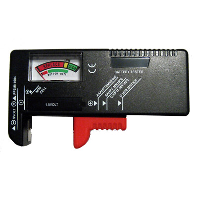 #ad New Universal Battery Tester Load Checker AA AAA 9V C D Power Portable Load New $10.73