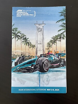 #ad Formula 1 Miami Grand Prix 2024 Program Campus Map F1 $18.00
