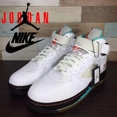 #ad Nike Air Jordan Fusion 5 White Spice Lt Retro Black 407334 101 Sneaker Men Us8 $578.30