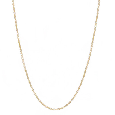 #ad Yellow Gold Prince of Wales Chain Necklace 18quot; 14k $119.99