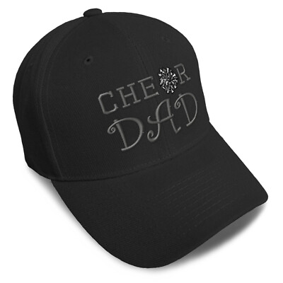 #ad Baseball Cap Cheer Dad Embroidery Dad Hats for Men amp; Women Strap Closure 1 Size $19.99