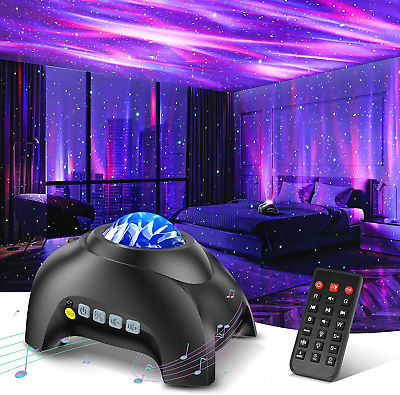 #ad Northern Galaxy Light Aurora Projector with 33 Light Effects Night Lights LED S $57.95