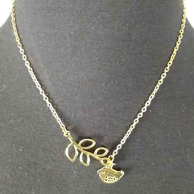 #ad Zad Bird and Branch Necklace $10.00