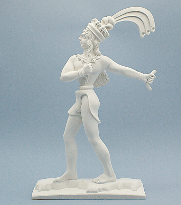 #ad Prince of Knossos Statue Handmade Marble Minoan Handmade Sculpture $119.00